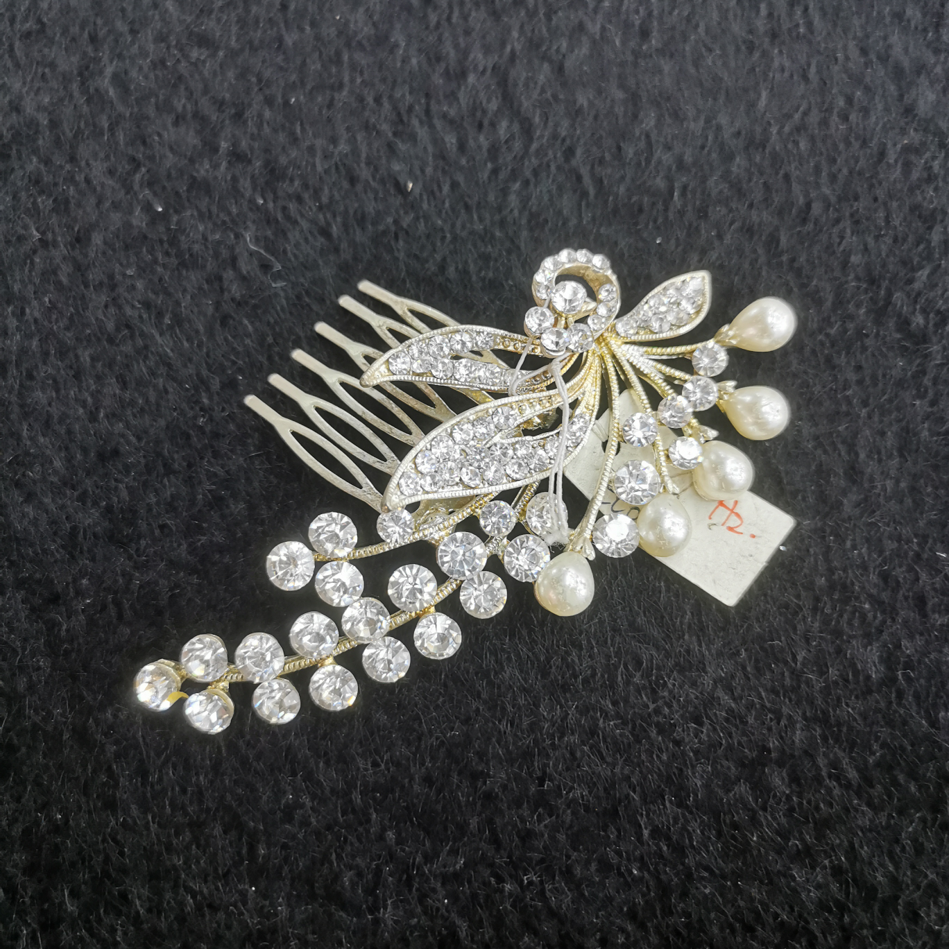 White wedding dress Accessories Headwear Bridal accessories Western style retro fashion