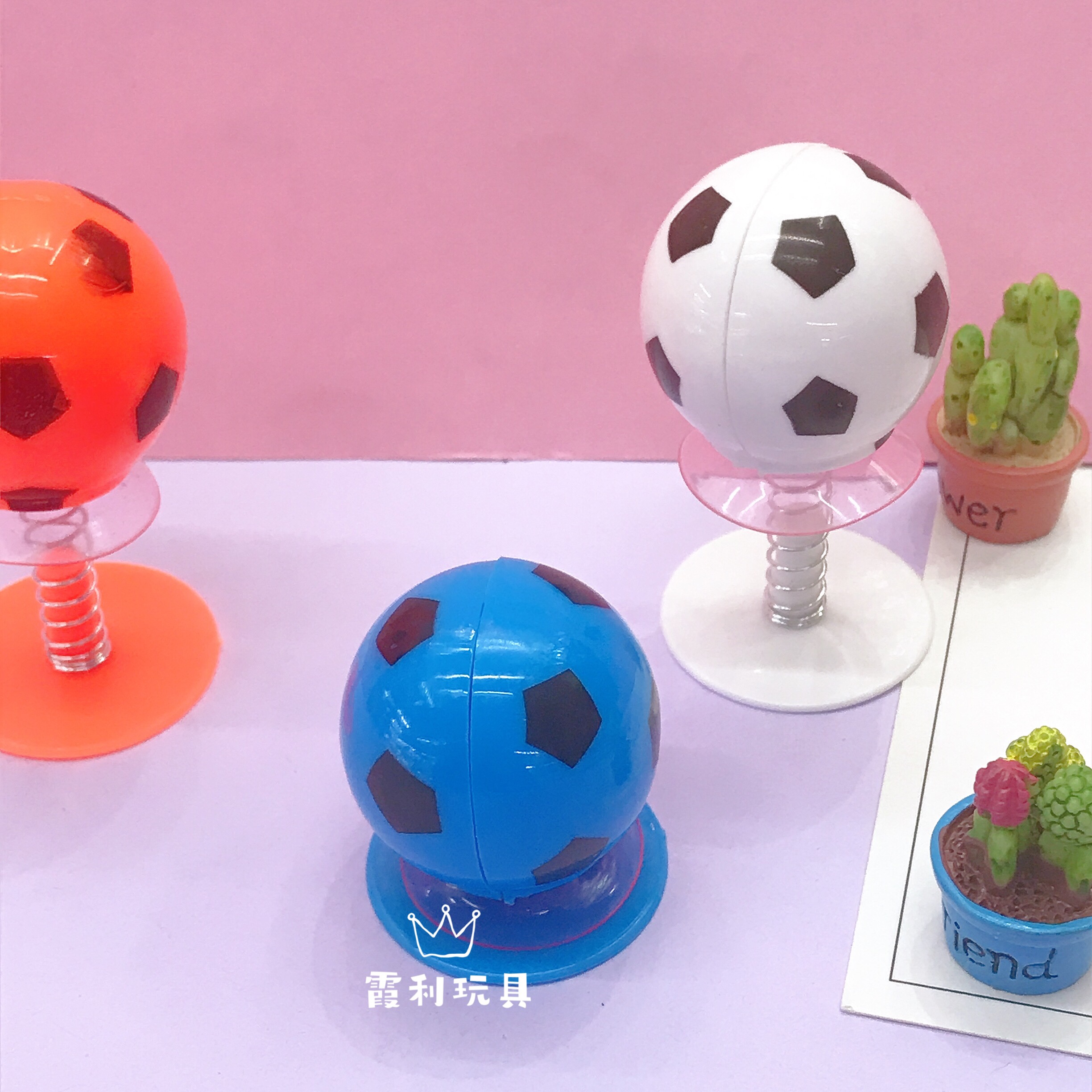 Bouncing football toys, novel children's plastic toys, gift gacha detail image 4