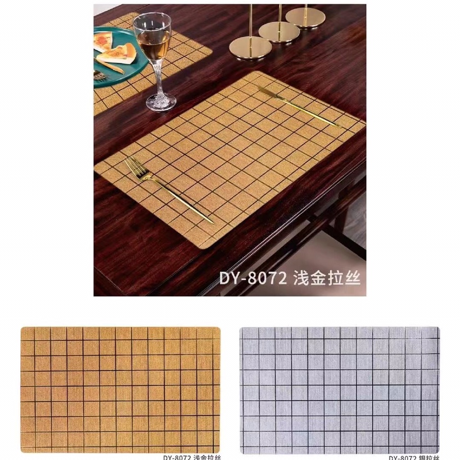 393 餐桌垫西餐垫北欧PVC餐桌隔热垫家用酒店餐具垫子