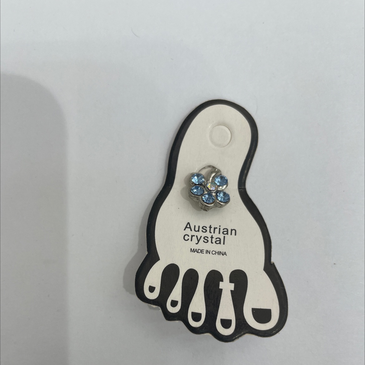 流行饰品5叶花脚戒