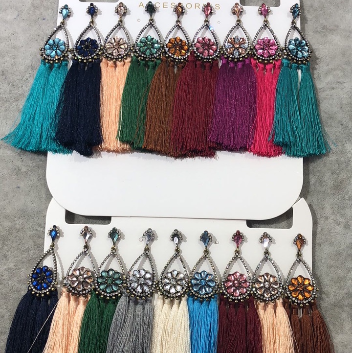 The 925 silver needle Korean-style fashionable, elegant, cute and anti-allergy ethnic style Su series earrings for women, No. 0723-31