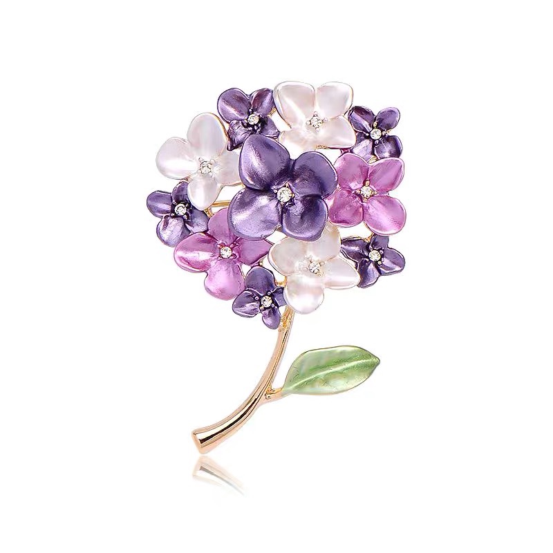 Violet brooch