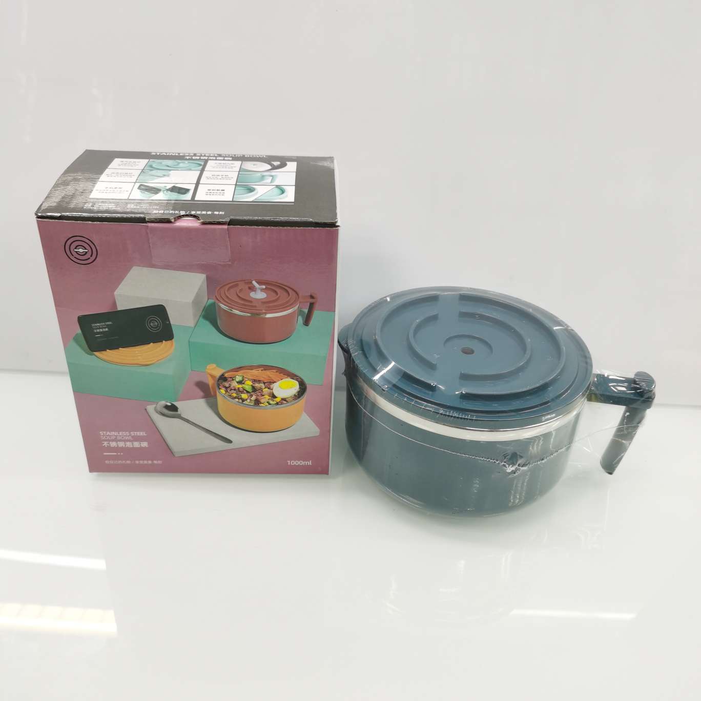 树枝款304泡面碗详情图4