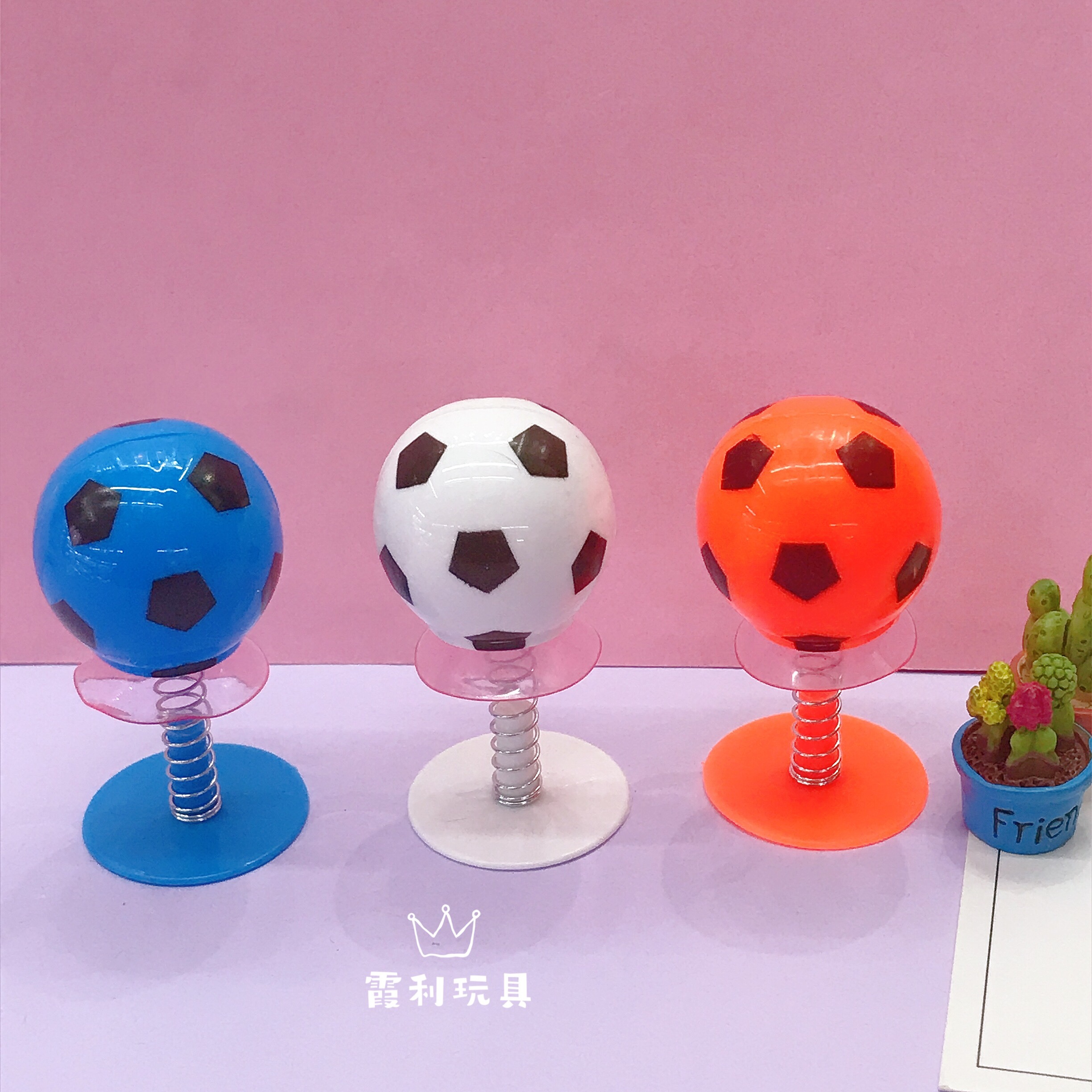 Bouncing football toys, novel children's plastic toys, gift gacha detail image 1