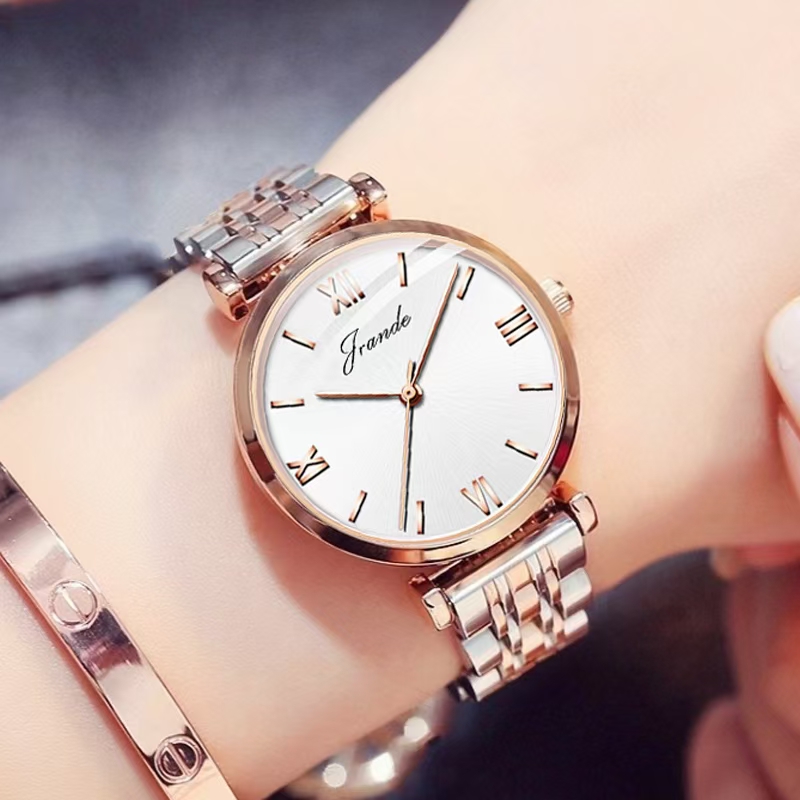 Internet-famous watches, best-selling watches on Douyin and Kuaishou, stainless steel small dial women's waterproof watches Specification image