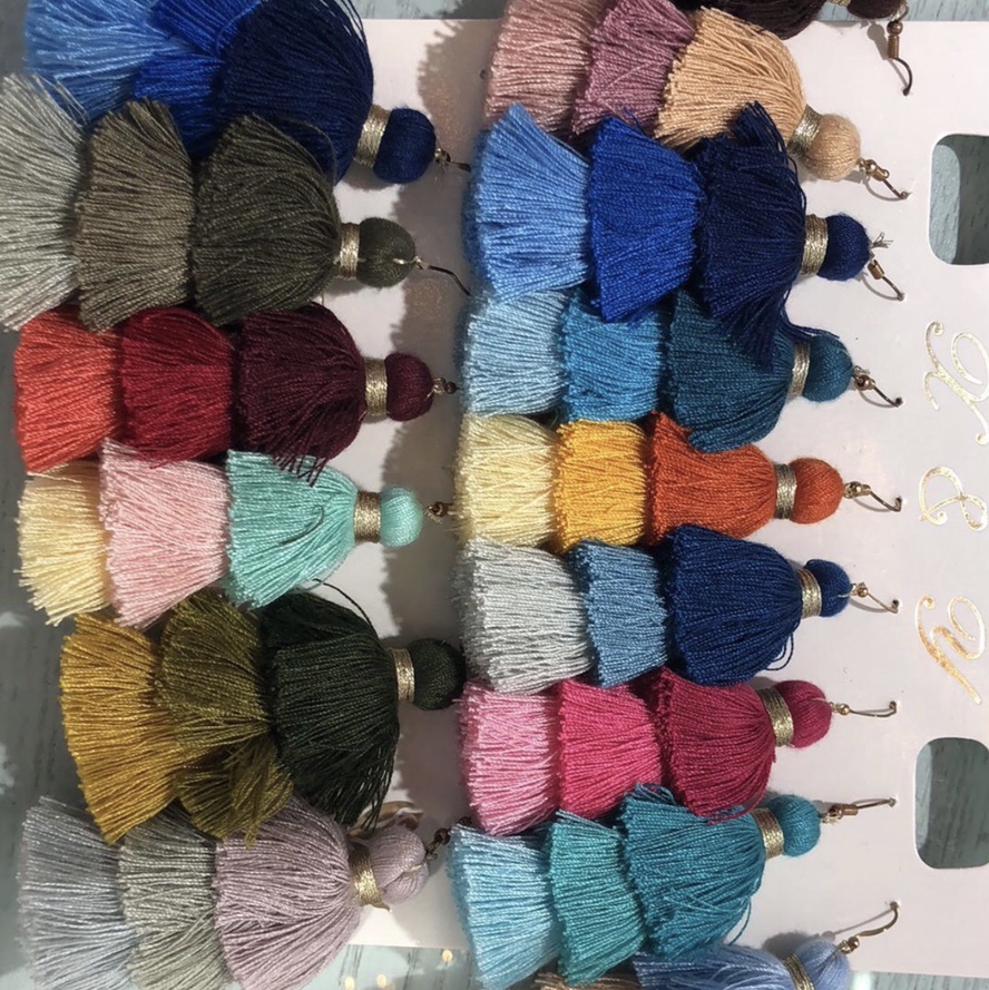 The 925 silver needle Korean-style fashionable, elegant, cute and anti-allergy ethnic style Su series earrings for women, nos. 0723-26