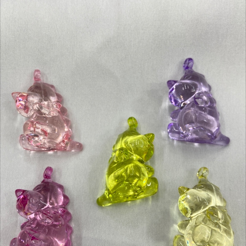 亚克力小恐龙挂件，小孩玩具手机箱包挂件