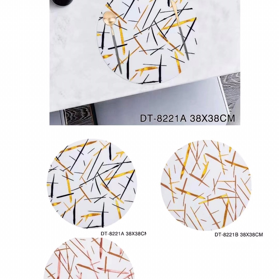 390 餐桌垫西餐垫北欧PVC餐桌隔热垫家用酒店餐具垫子人