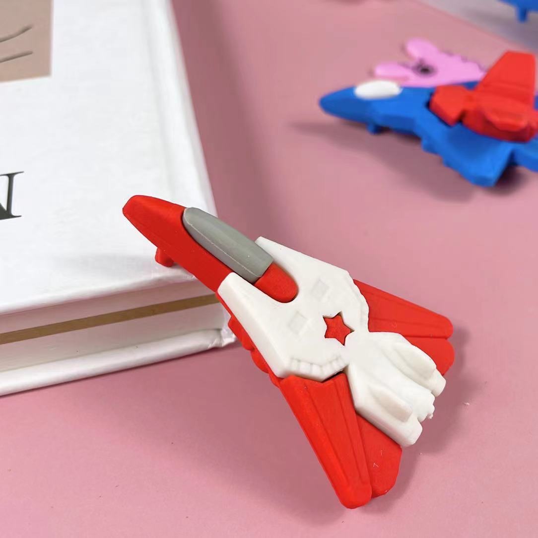 玩具造型飞机高品质橡皮擦详情图3