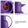 DAYDAYS 龙凤保温瓶1..5L时尚塑料家用户外咖啡壶保温瓶热水瓶暖瓶白底实物图