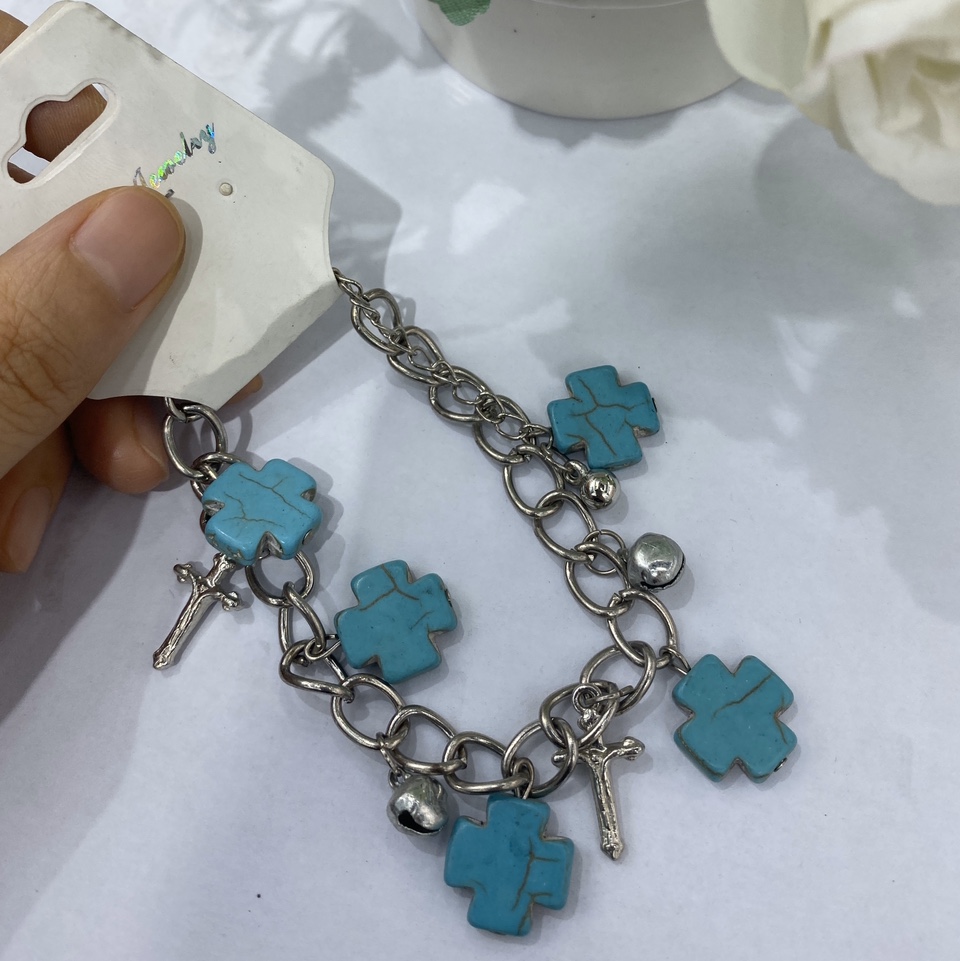 Turquoise chain bracelet 1