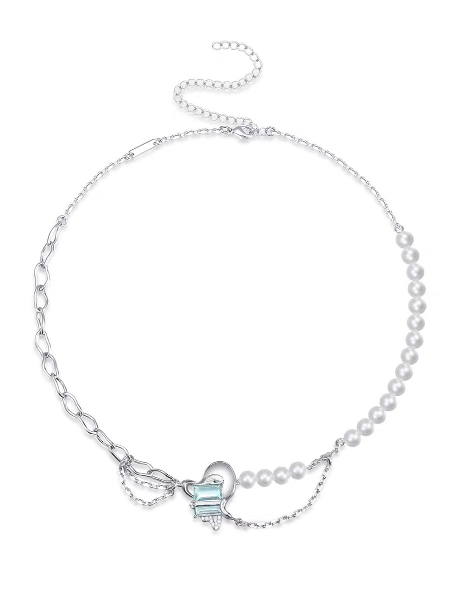 The original design of the pearl necklace and collarbone chain from the Daydream series worn by Song Yaxuan is unique and niche details Picture