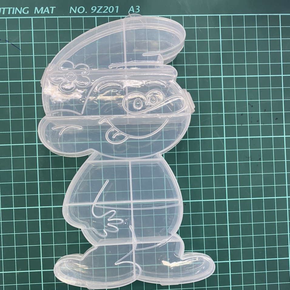 方圆收纳盒 白蓝精灵