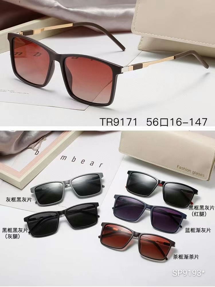 TR9171 新款  TR框铝镁脚 偏光眼镜   5个颜色详情图1