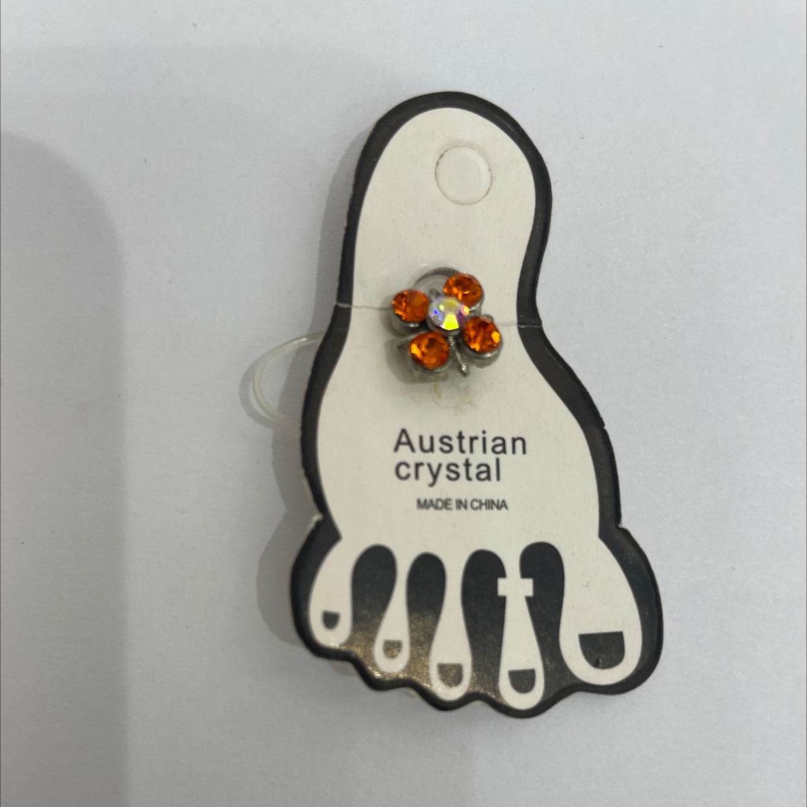 流行爆款四叶花脚戒图