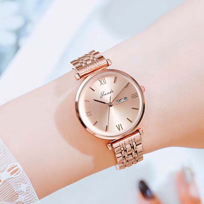 Internet-famous watches, best-selling watches on Douyin and Kuaishou, waterproof dual calendar watches details Picture