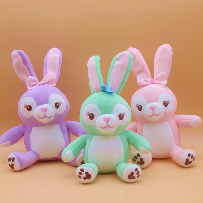 Dream plush toy medium colorful rabbit boutique doll factory direct sales grab machine doll details Picture