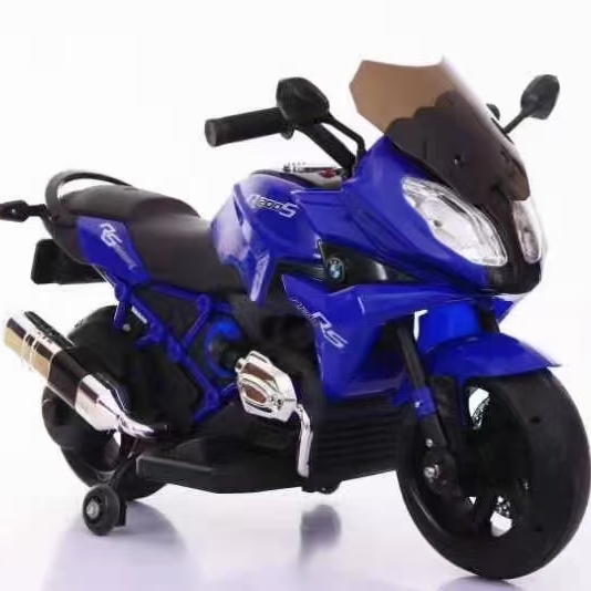 抓地轮胎回力可组装声光音乐摩托车