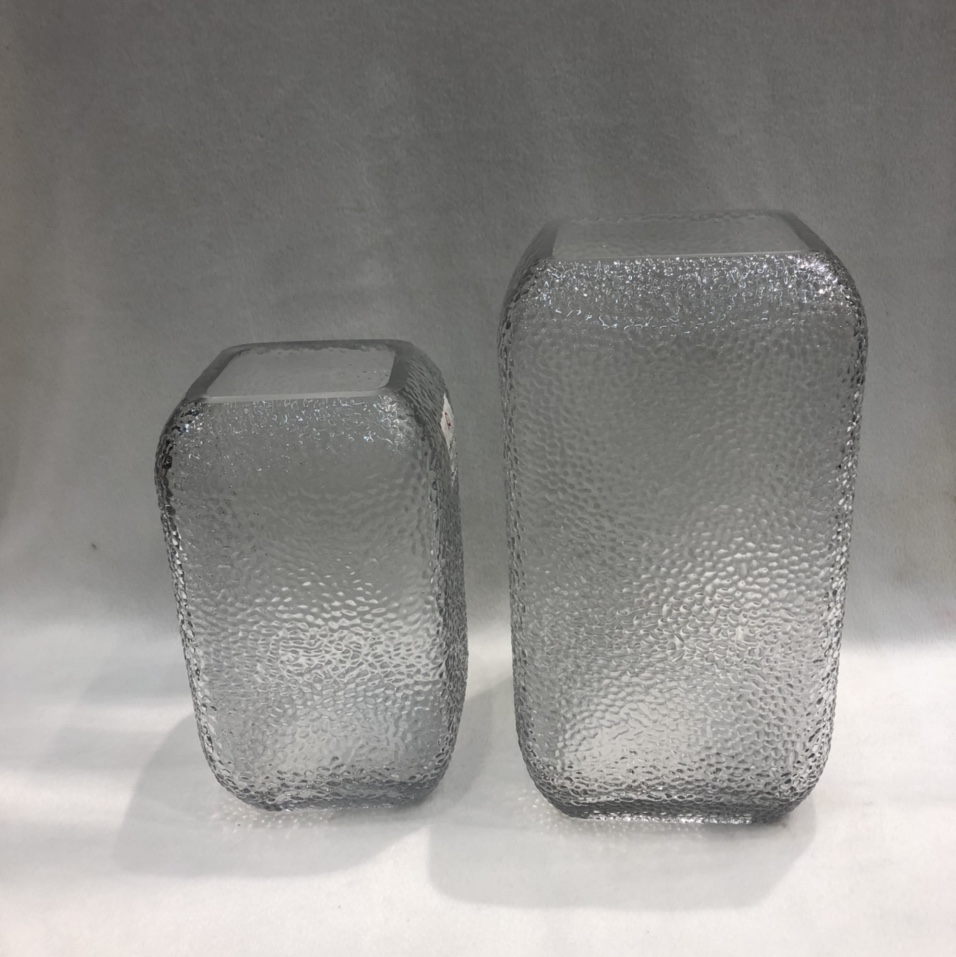 Nordic glass pearl vase decoration Transparent living room dry flower decoration manual flower arrangement