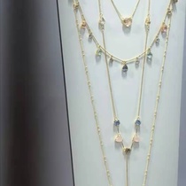 Seven, eight, eight shape combination necklace