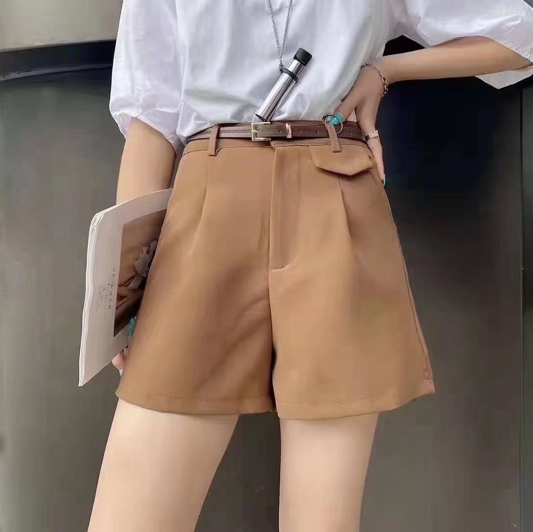 休闲裤短裤卡其色