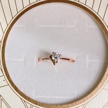 Electroplated rose gold preservation 6⃣️ Bali zircon popular all-match ladies ring No. 24