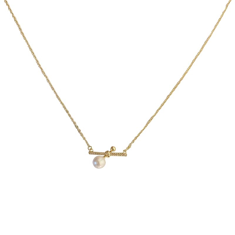 A simple and elegant Japanese and Korean fashion necklace, a niche design for women on Instagram, and a light luxury exquisite collarbone chain accessory for summer details Picture