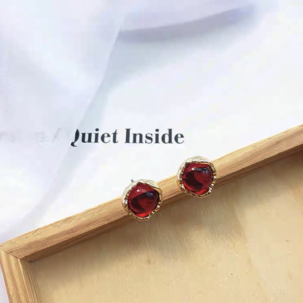 Simple fashion niche design summer sweet girls must have earrings