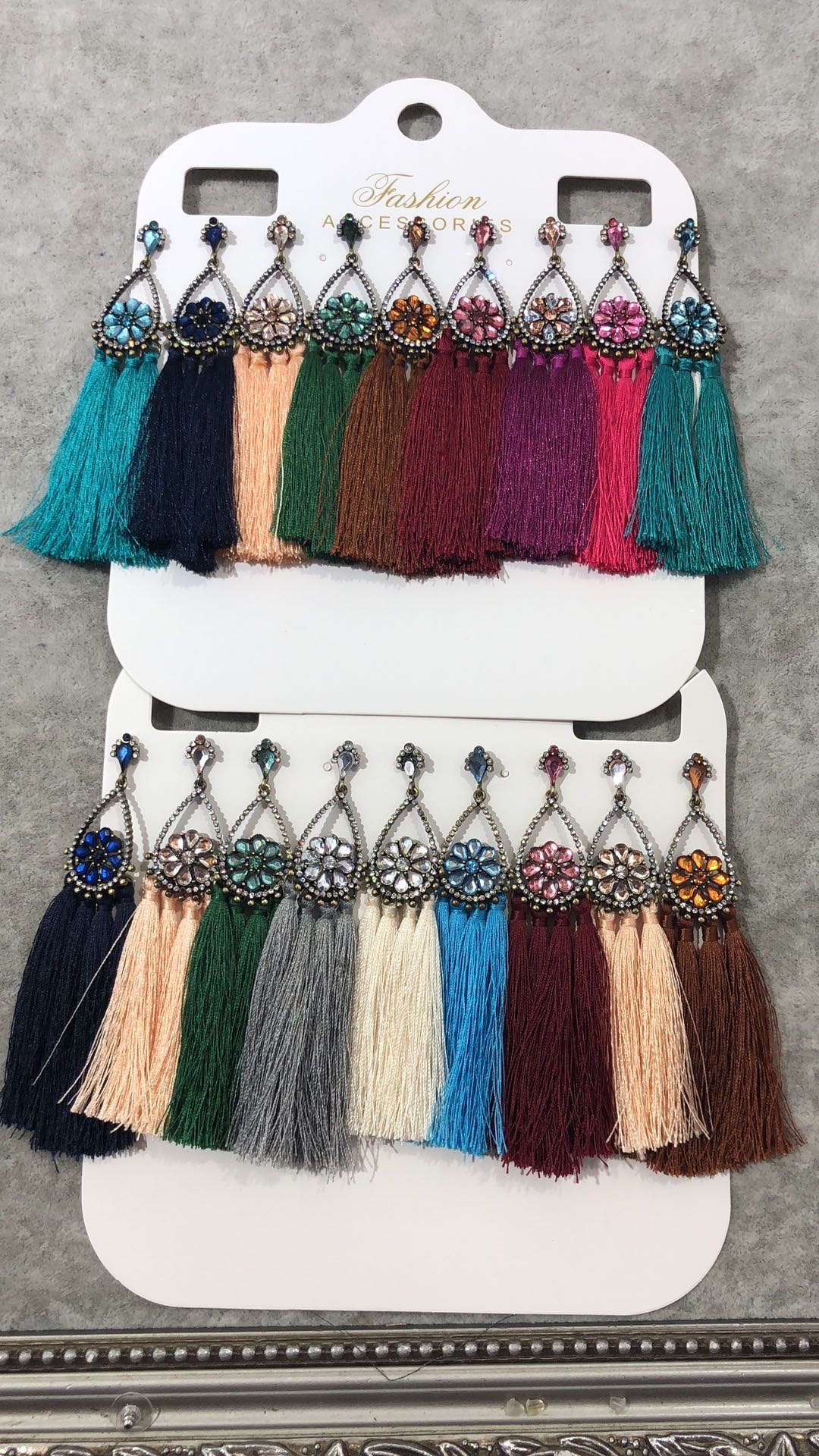 The 925 silver needle Korean-style fashionable, elegant, cute and anti-allergy ethnic style Su series earrings for women, No. 0723-31 Item Picture