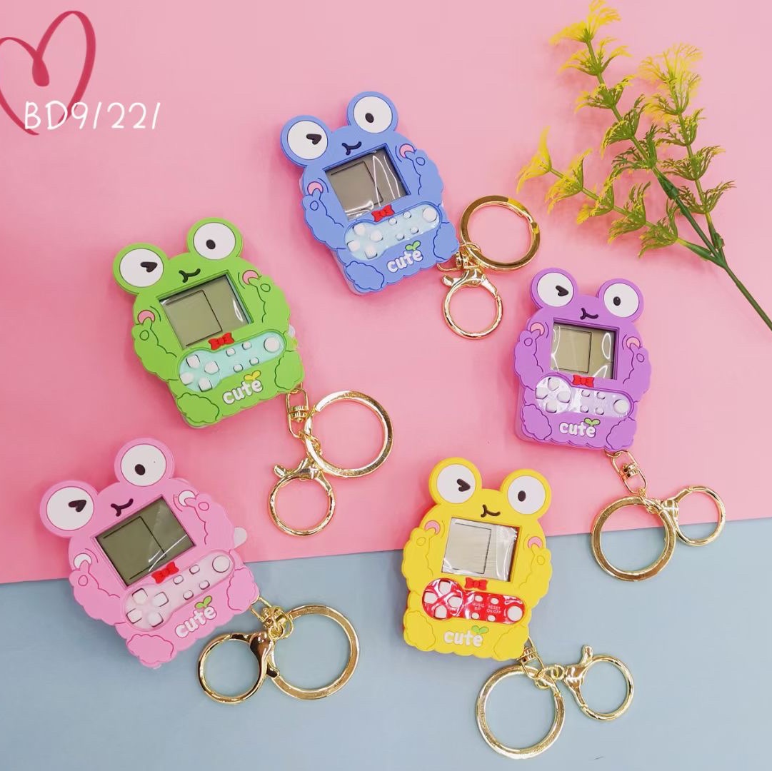 高宁饰品4669游戏挂件38俄罗斯方块游戏包包，钥匙扣一款多用印花呆萌可爱