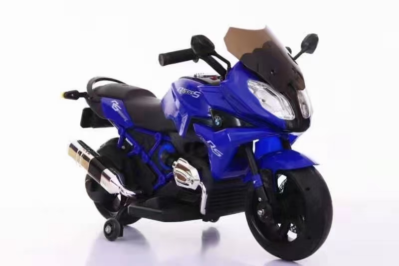 抓地轮胎回力可组装声光音乐摩托车白底实物图