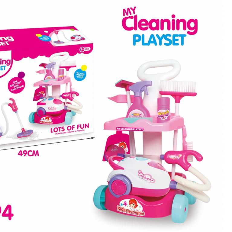 推车+吸尘器+洁具（灯光）5794#36*15*49婴儿车