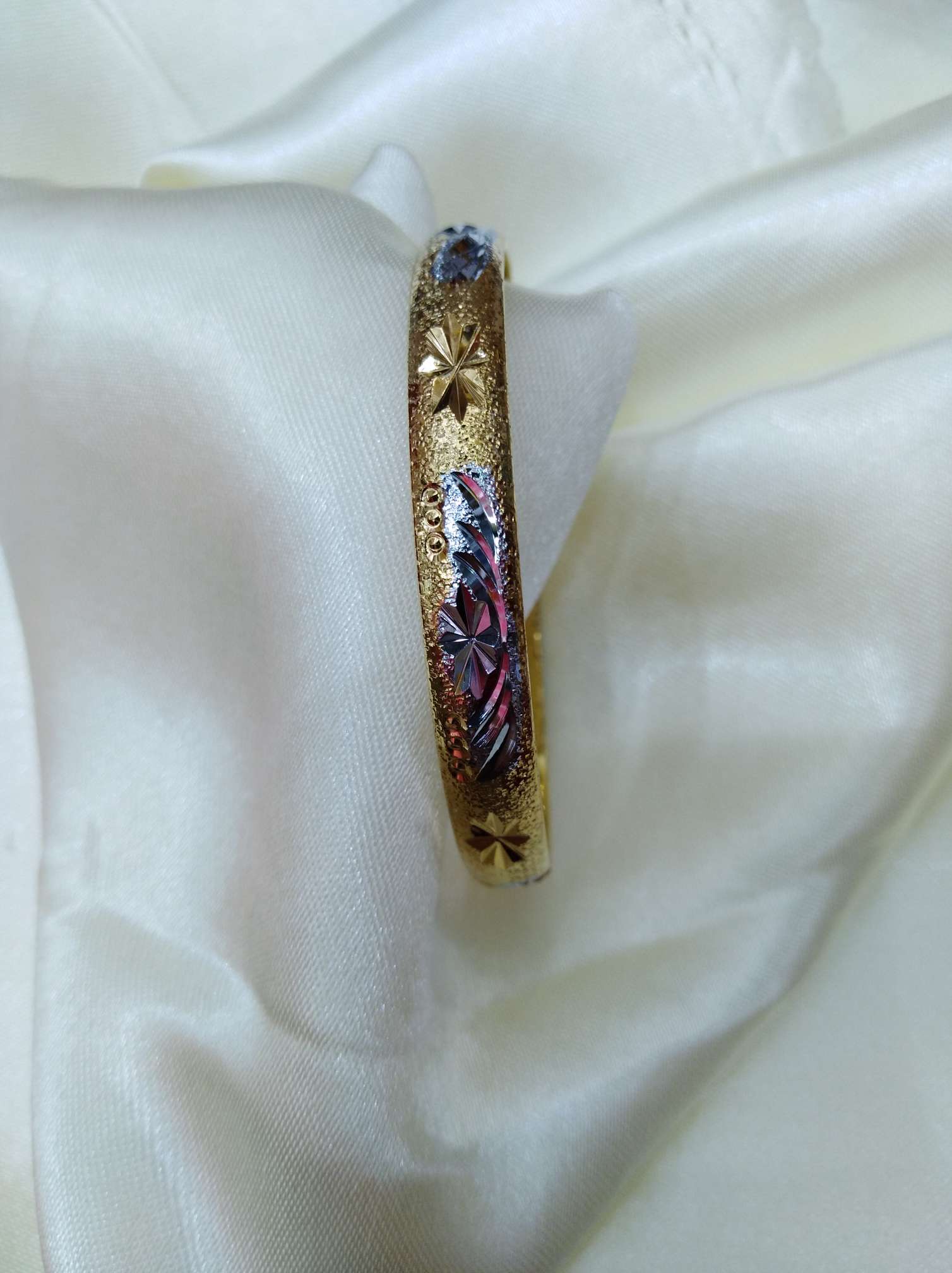 Internet-famous bestseller: Dual-color color-preserving Gold bracelet 6 detail image 1