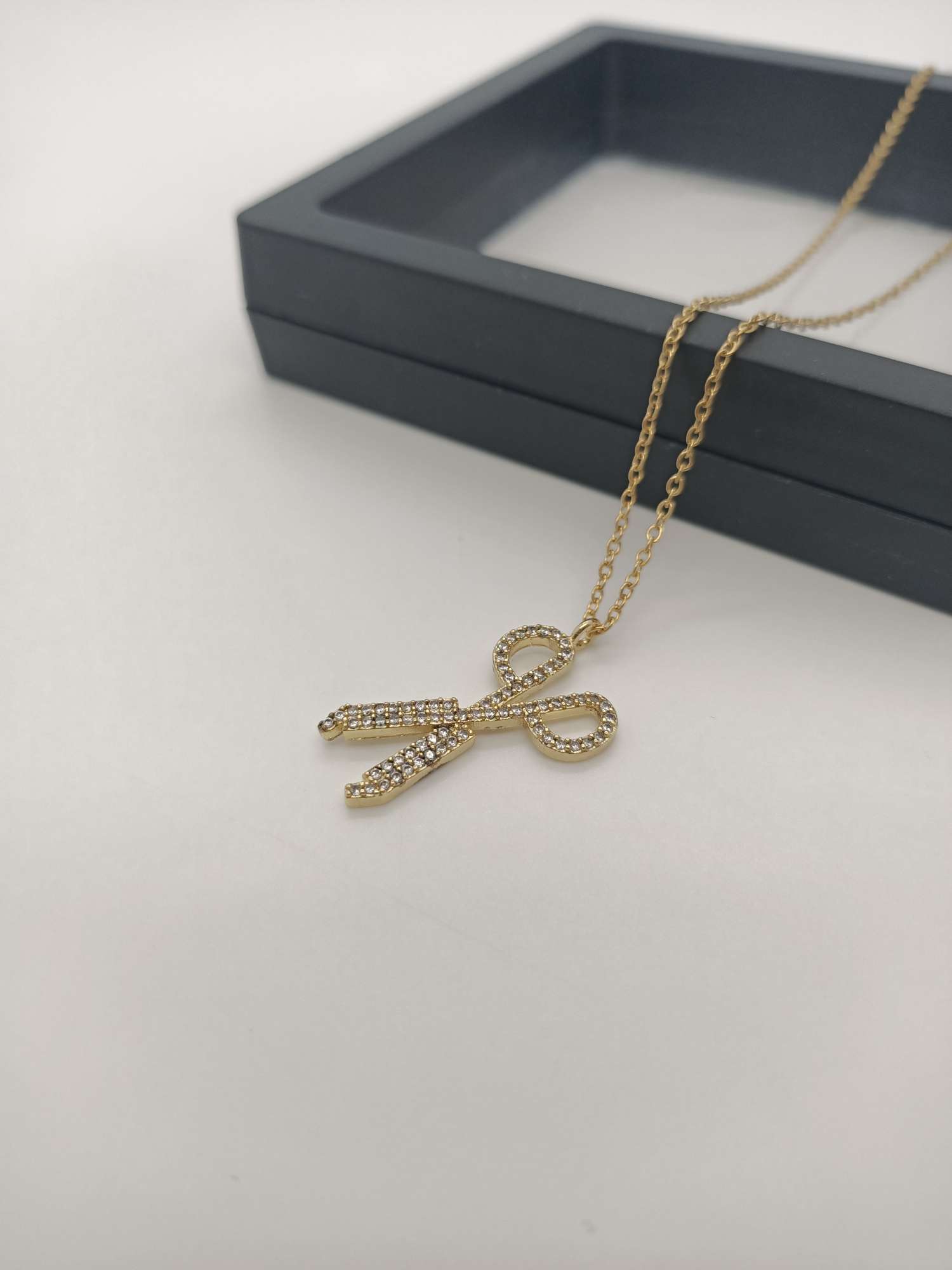 142 Women's Summer Pure Copper Simple and Sweet 2021 New Style Niche Light Luxury Style Versatile Necklace Item Picture