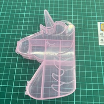 Square storage box powder side unicorn
