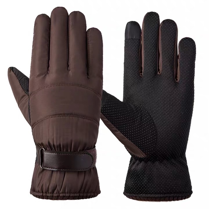 Gloves for men winter skiing plus fleece thickened cotton to keep warm students windproof riding winterproof motorcycle winter