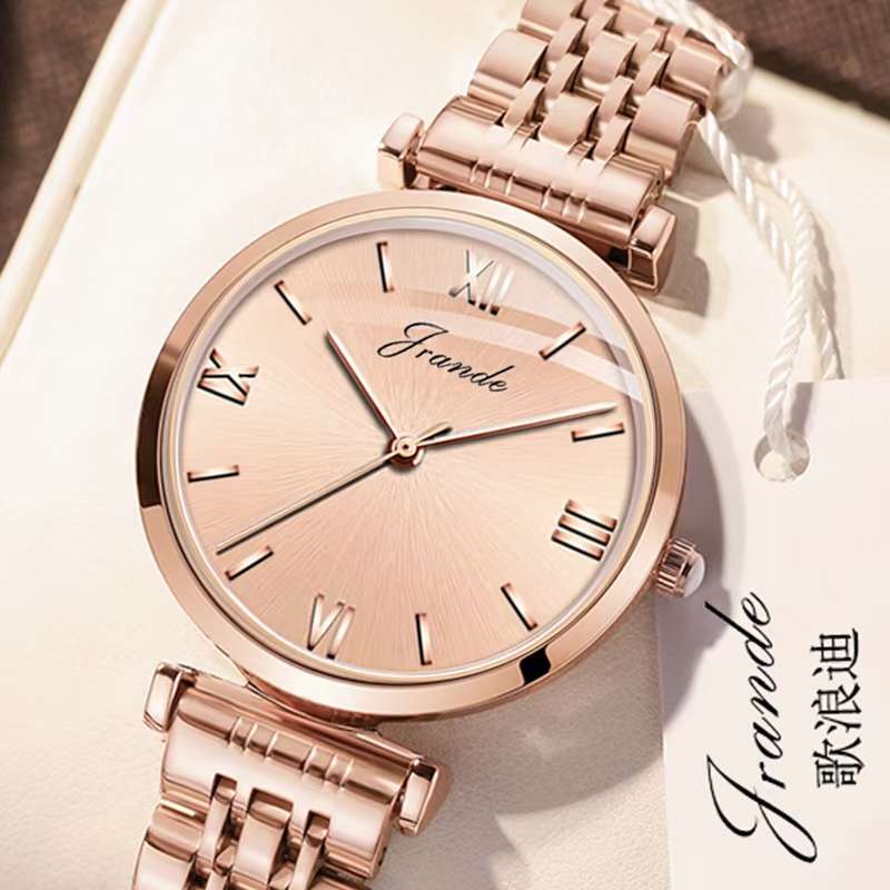Internet-famous watches, best-selling watches on Douyin and Kuaishou, stainless steel small dial women's waterproof watches details Picture