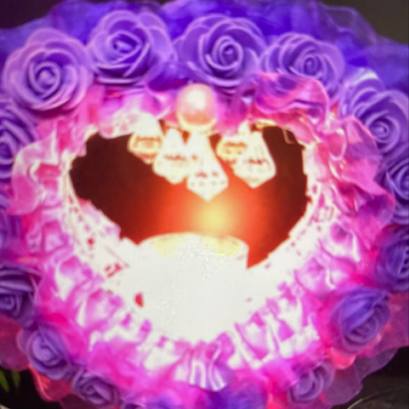 Aroma lamp 137 rose, Home bedside lamp, Decorative item, wedding table lamp, gift 1 details Picture