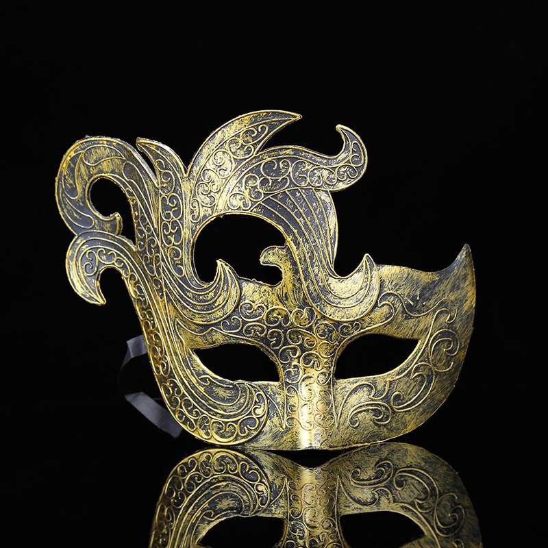 帅气古风男半脸面具成人万圣节假面化妆舞会抖音派对走秀佐罗面具7详情图4