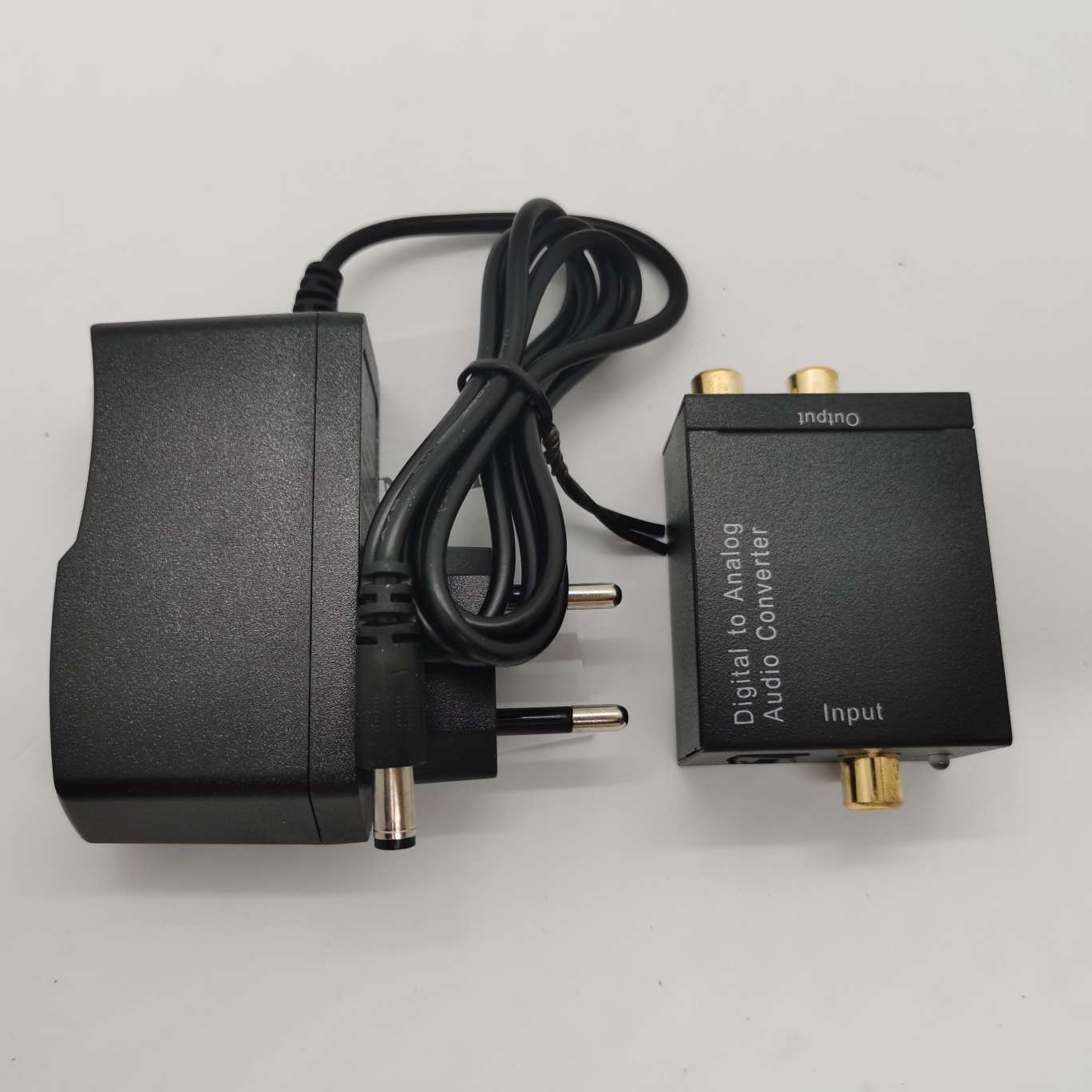 audio converter跨境专供 数字转模拟 数字信号音频转换器 光纤转模拟音频转换器白底实物图