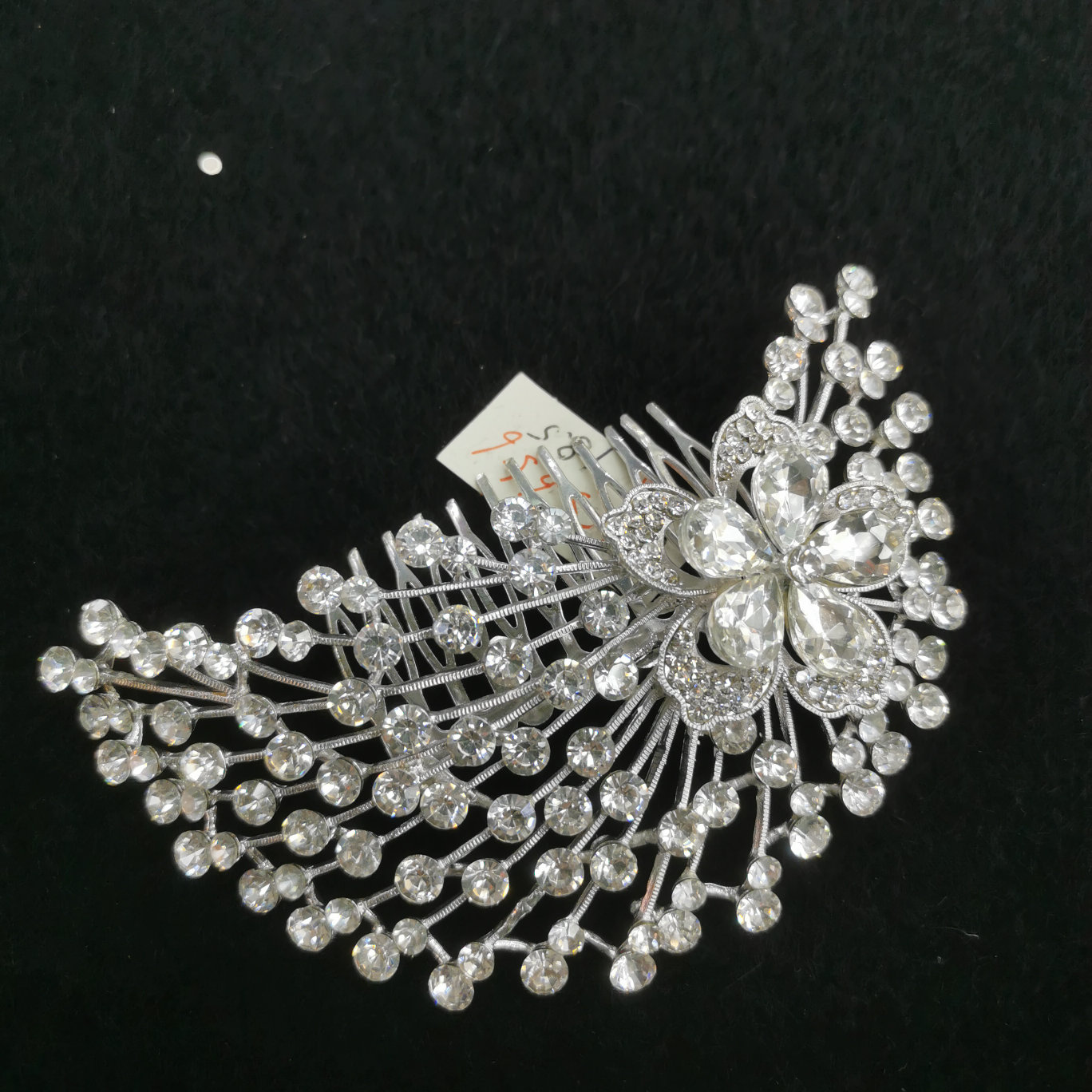 Hair comb Hair clip clip Hair accessories Head flower insert comb rhine-drill accessories adult female Korean accessories