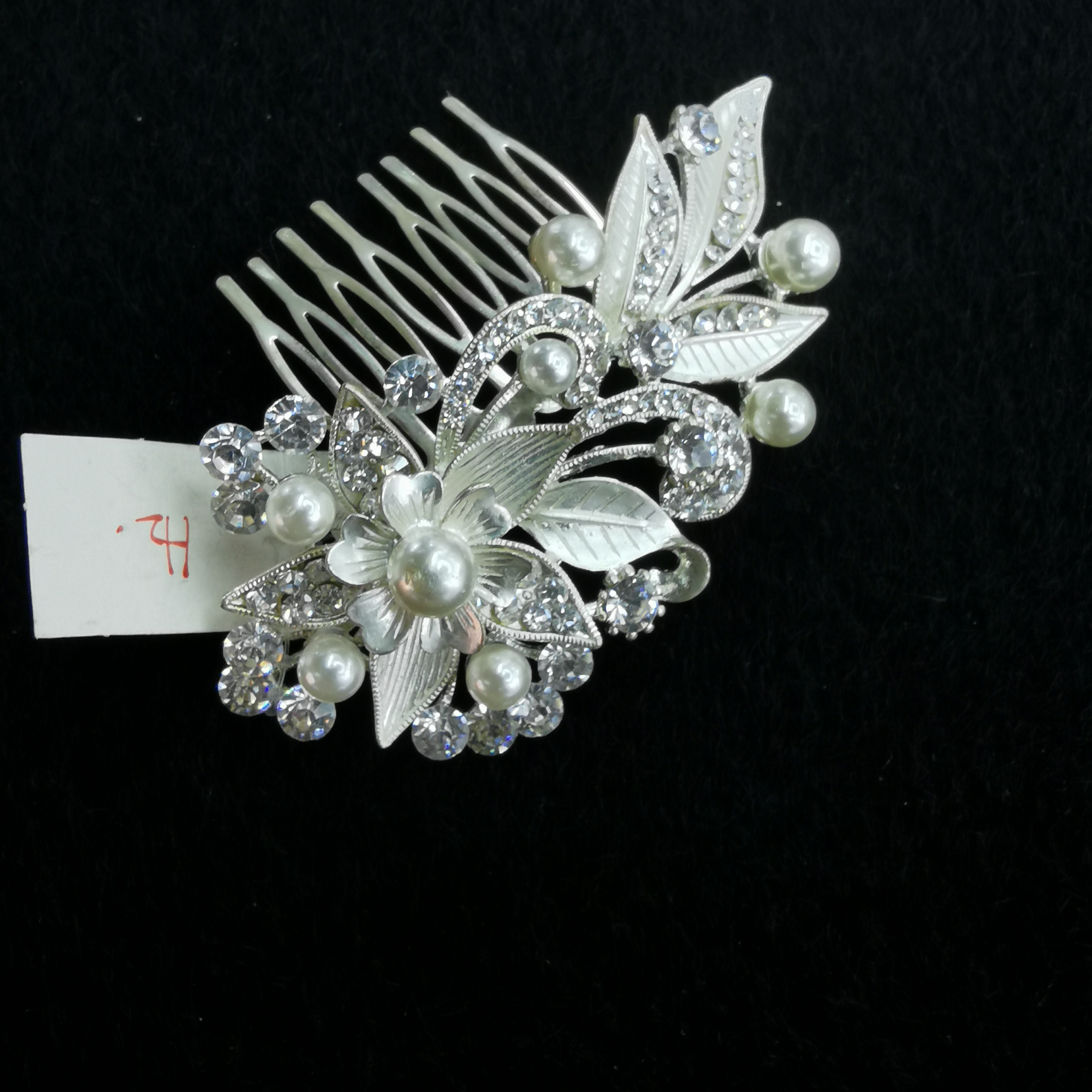 European and American brides handmade hair comb white wedding dress accessories Headwear bridal accessories retro fashion