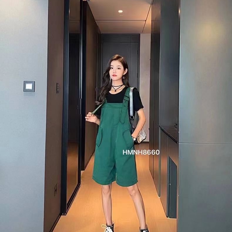 Casual overalls green