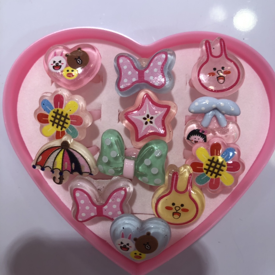 10 rings for children's full wristbands