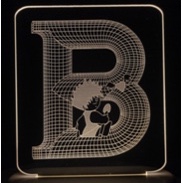 字母B装饰灯家居摆件造型灯节日礼品送学生礼物图