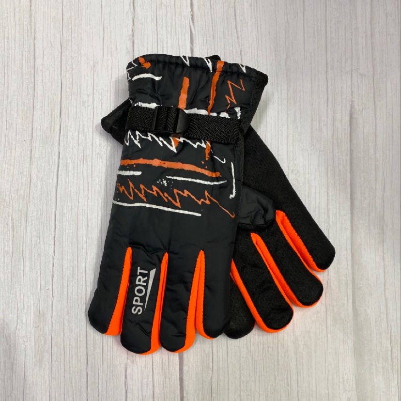 Gloves for men winter warm and cold plus fleece thickened windproof and waterproof ski army fan motorcycle cotton gloves powder plus strips
