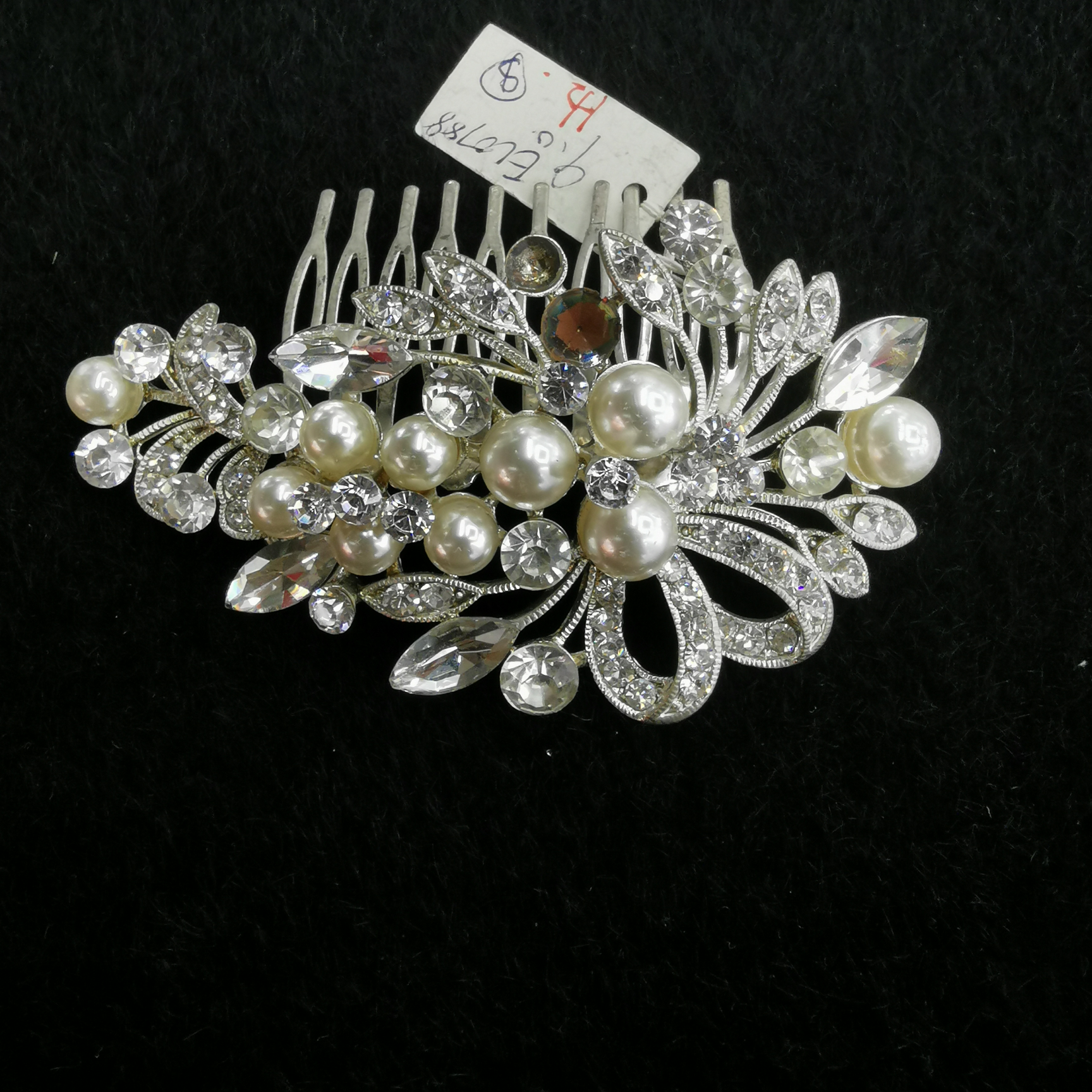 European and American bridal headwear White wedding dress accessories Headwear Bridal accessories retro fashion