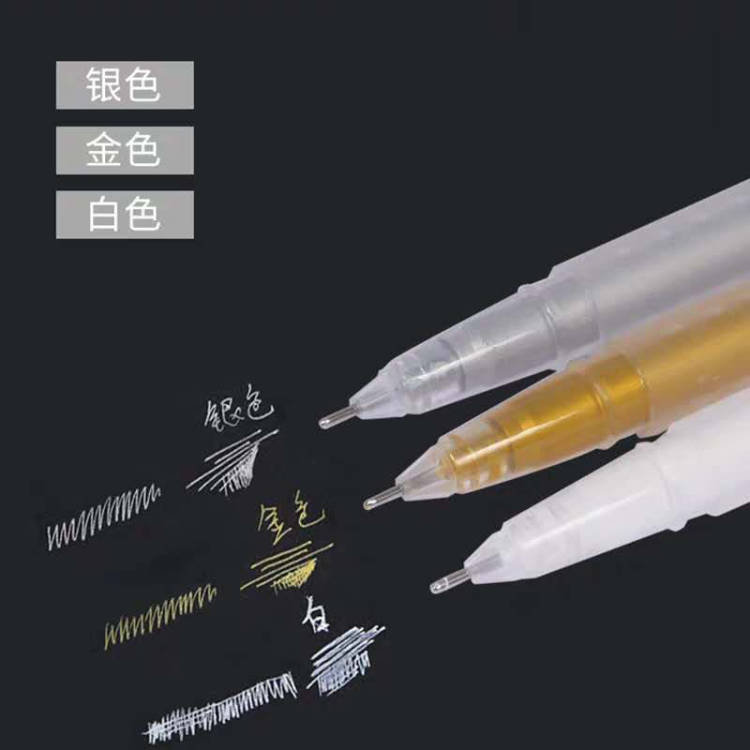 高光笔 学生绘画描线笔 彩色高光笔 绘图笔详情图2