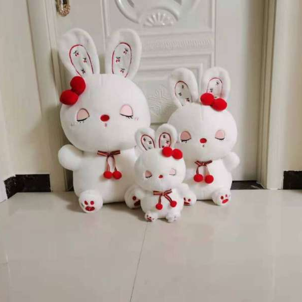 Dreamy plush toy Cherry Sweetie Rabbit factory direct sales, claw machine doll plush figurine