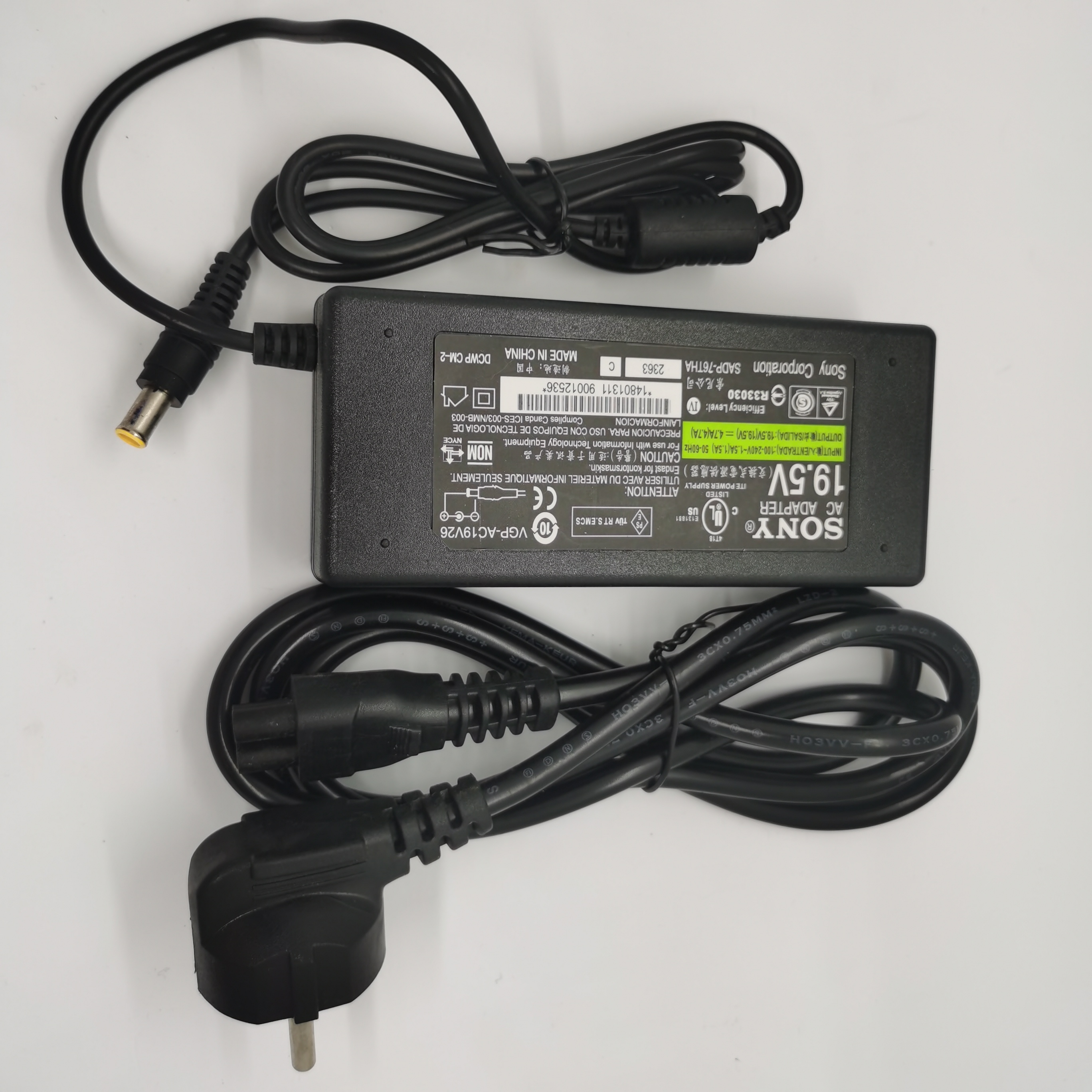 Led Power Adapter Sony Laptop Power Adapter 19.5V-4.7A